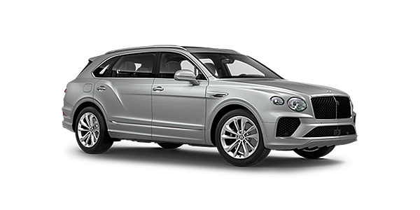 Bentley Shenzhen - Luohu Bentley Bentayga EWB front side angled view in Moonbeam coloured exterior. 
